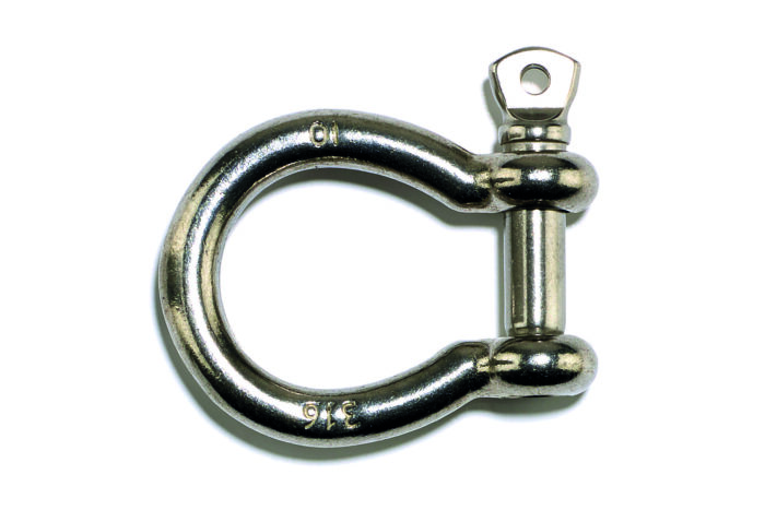 Manille - forme arquée, INOX