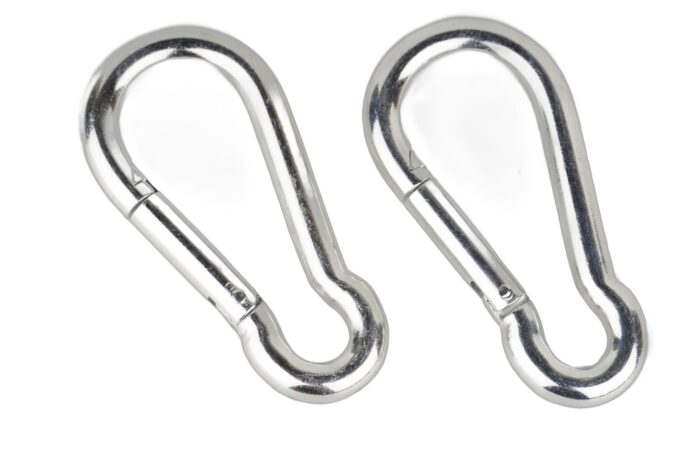 Mousqueton galvanisé (en sachet de suspension)
